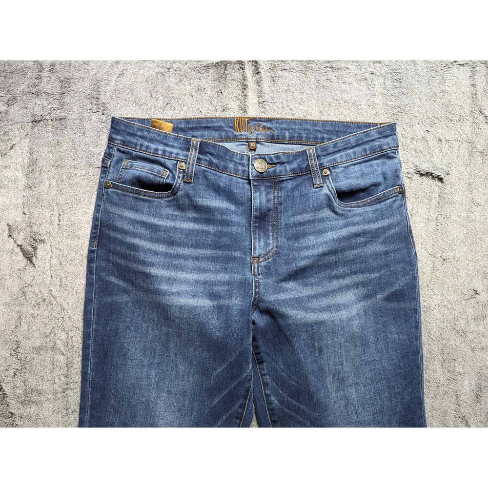 Kut from the Kloth Straight Leg Jeans - Medium Blue Wash - Picture 2 of 14